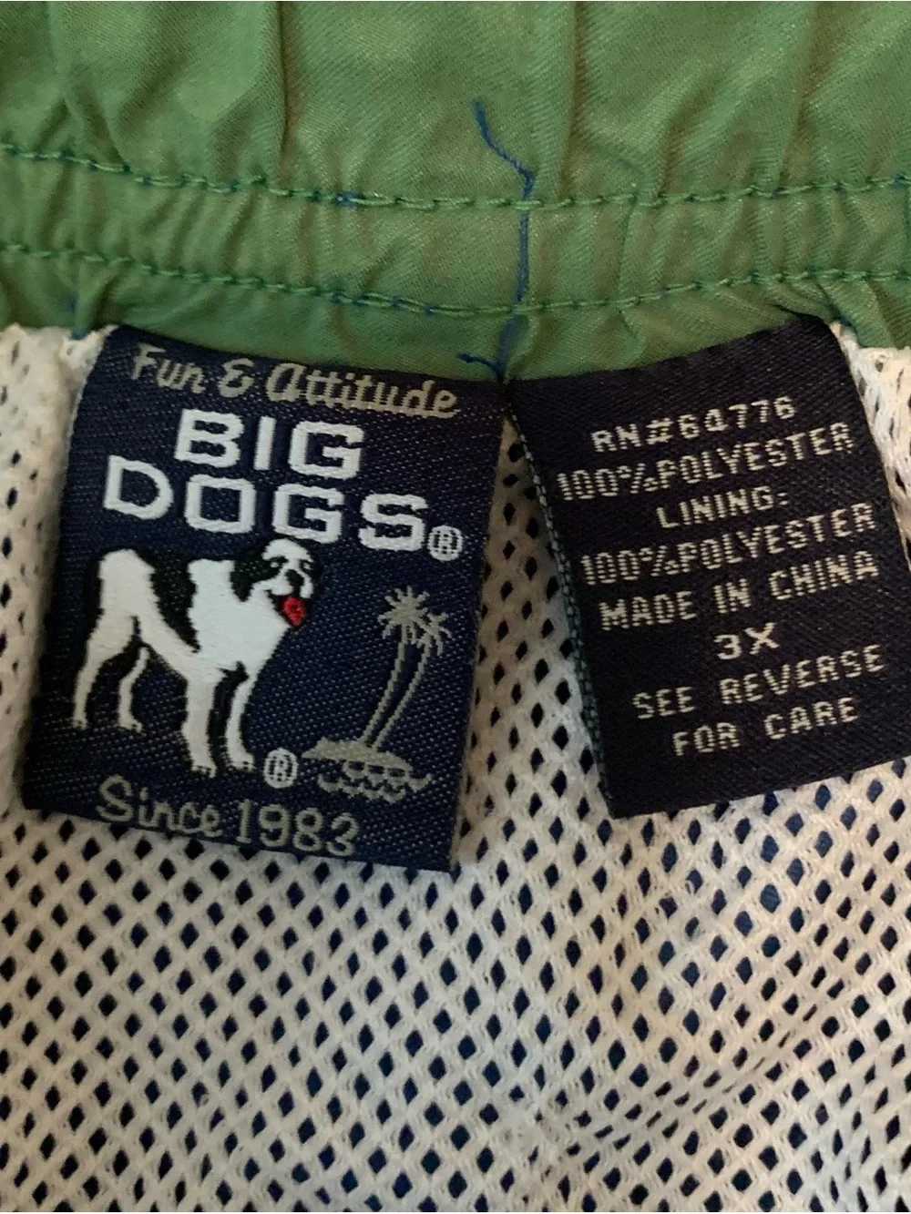 Big Dogs 3X Blue Swim Shorts Trio Bundle (1 Pair is NWT 2 EUC) BEACHWEAR ALOHA